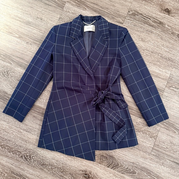 Marella Timeless Grid Blazer Dress
